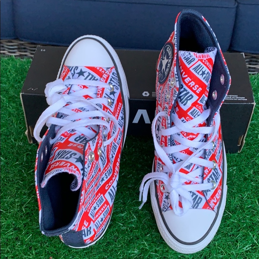 Converse CTAS high White/Multi/block WMNS - Picture 5 of 16